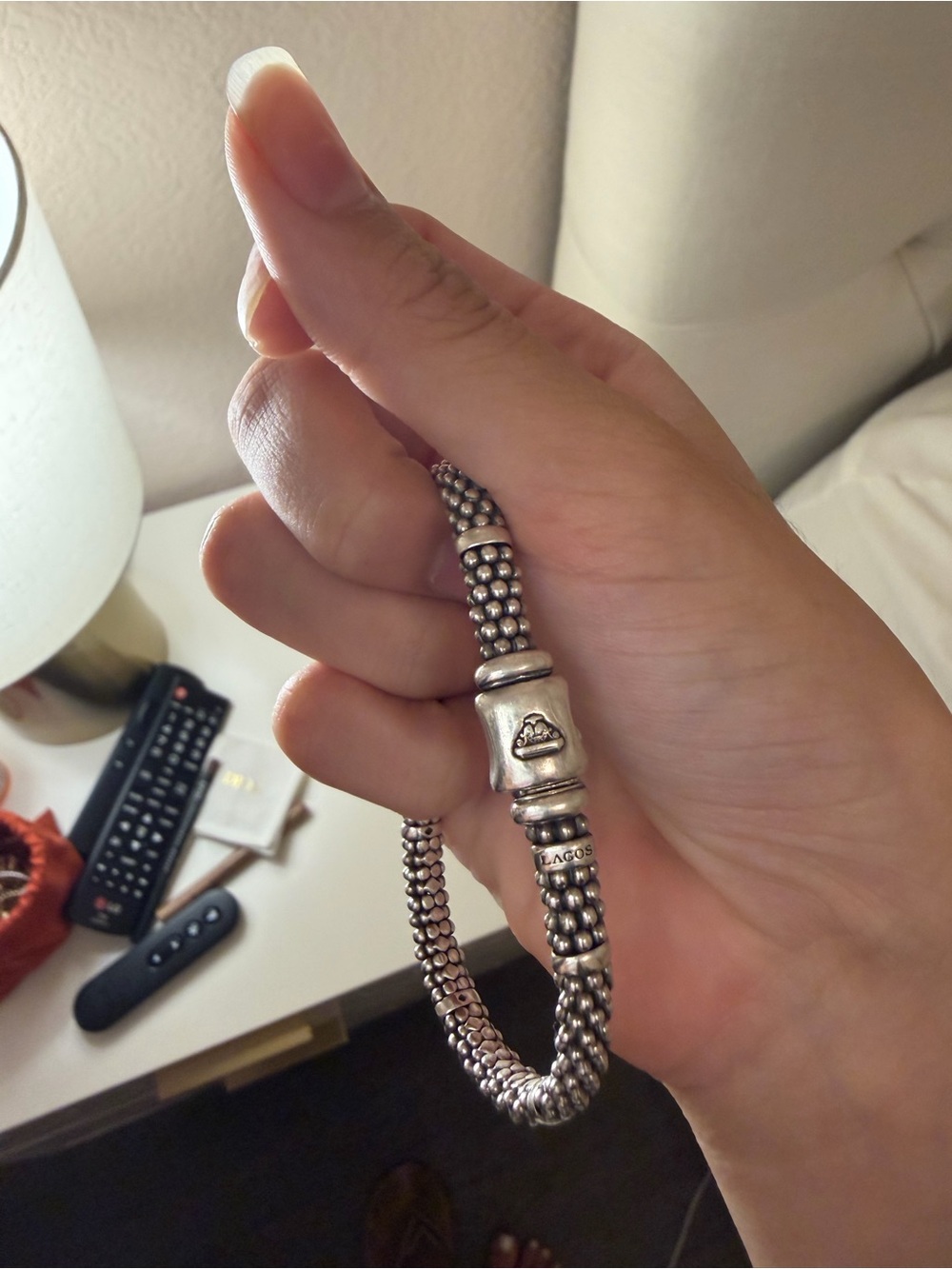 LAGOS Sterling Silver Caviar Station Bracelet - Silver - Picture 3 of 4